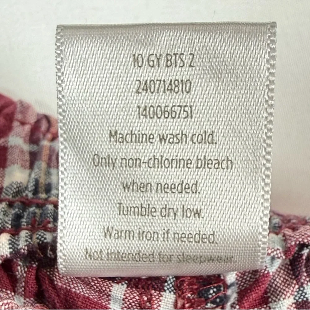 GYMBOREE Baby Boys' Tartan Plaid Cargo‎ Elastic Waistband Pants Holiday 12-18M